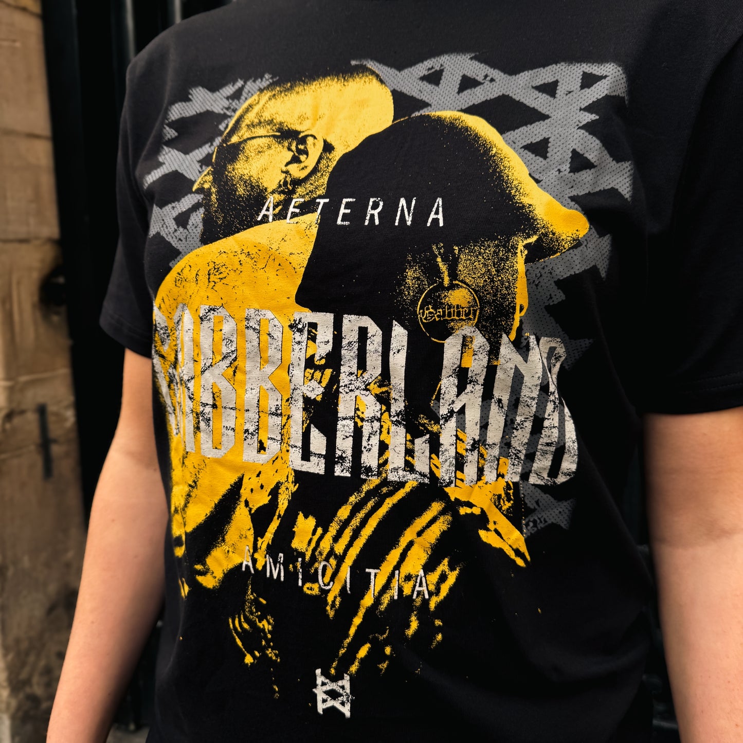 Gabberland line-up t-shirt | zwart