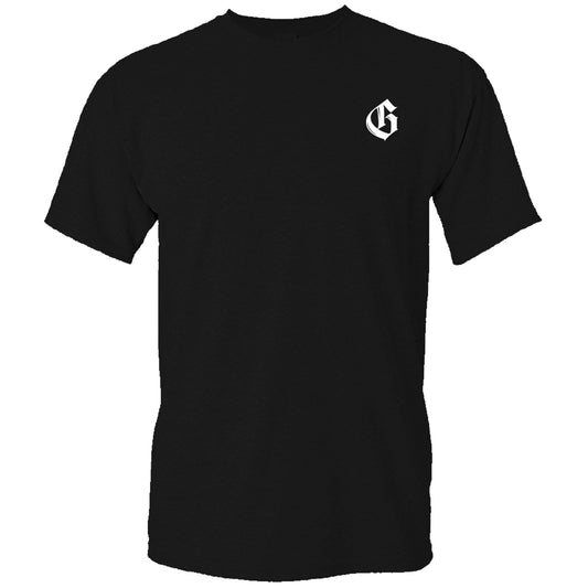 Gabberland T-shirt Black - white