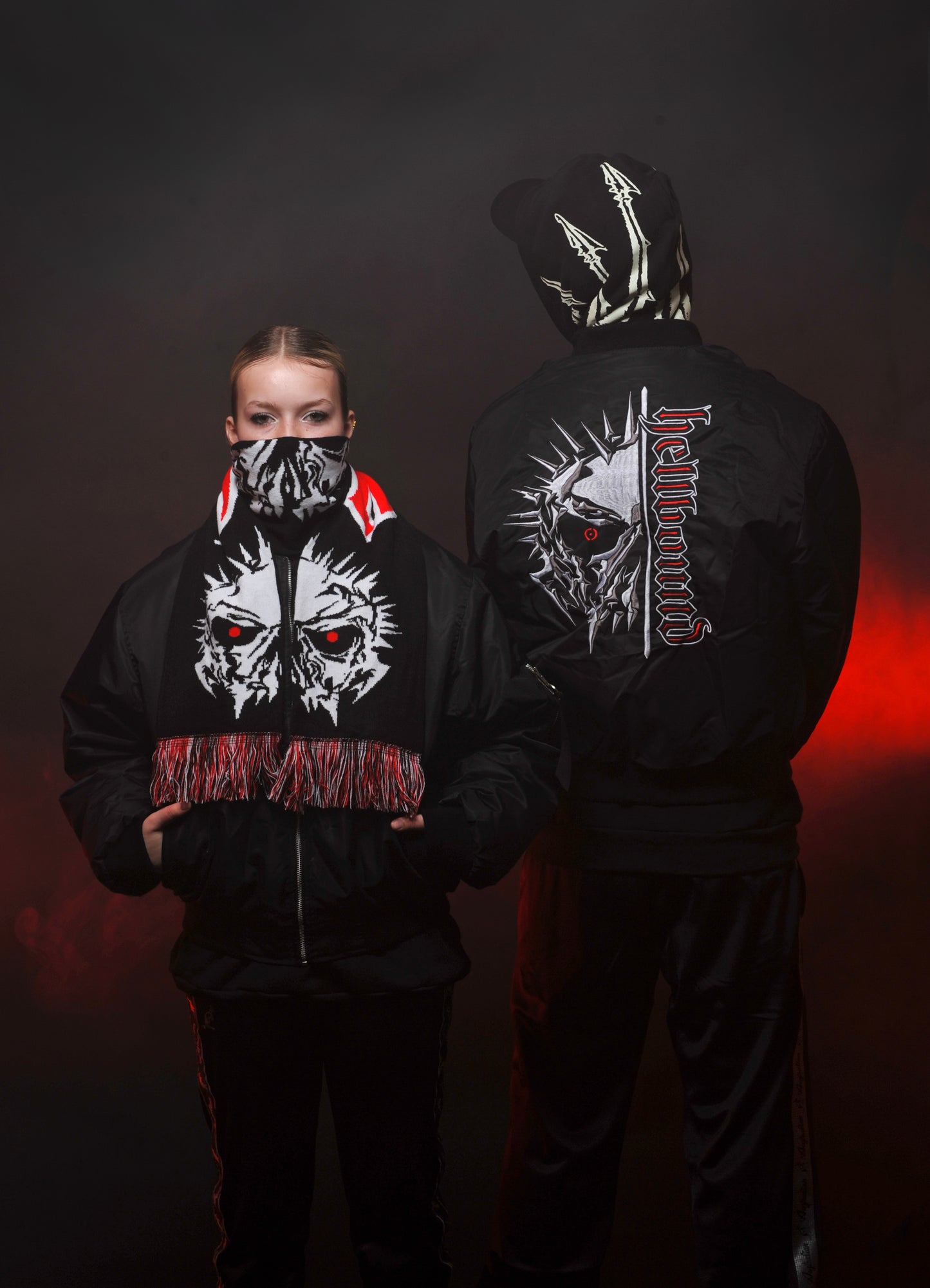 Hellbound Skull Scarf