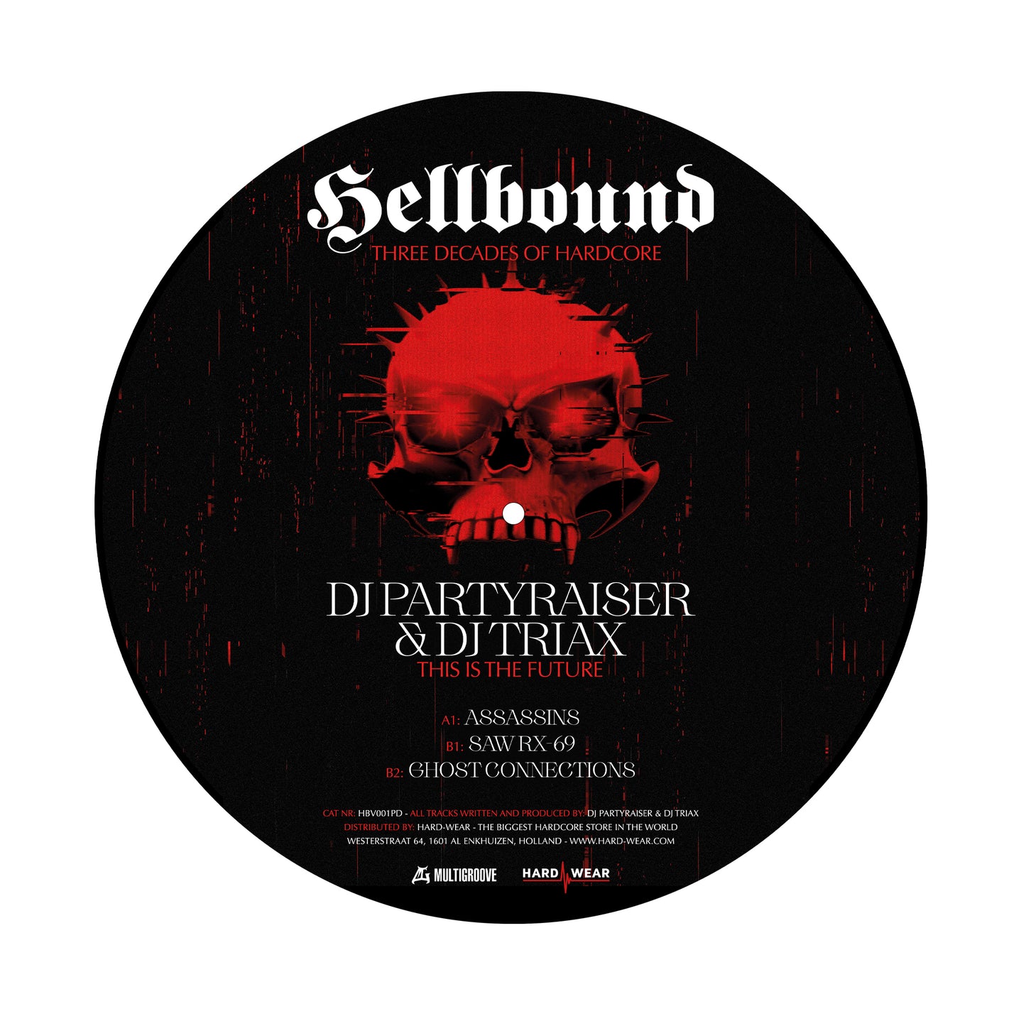 Hellbound – Drie decennia hardcore picture disc (gelimiteerde editie)