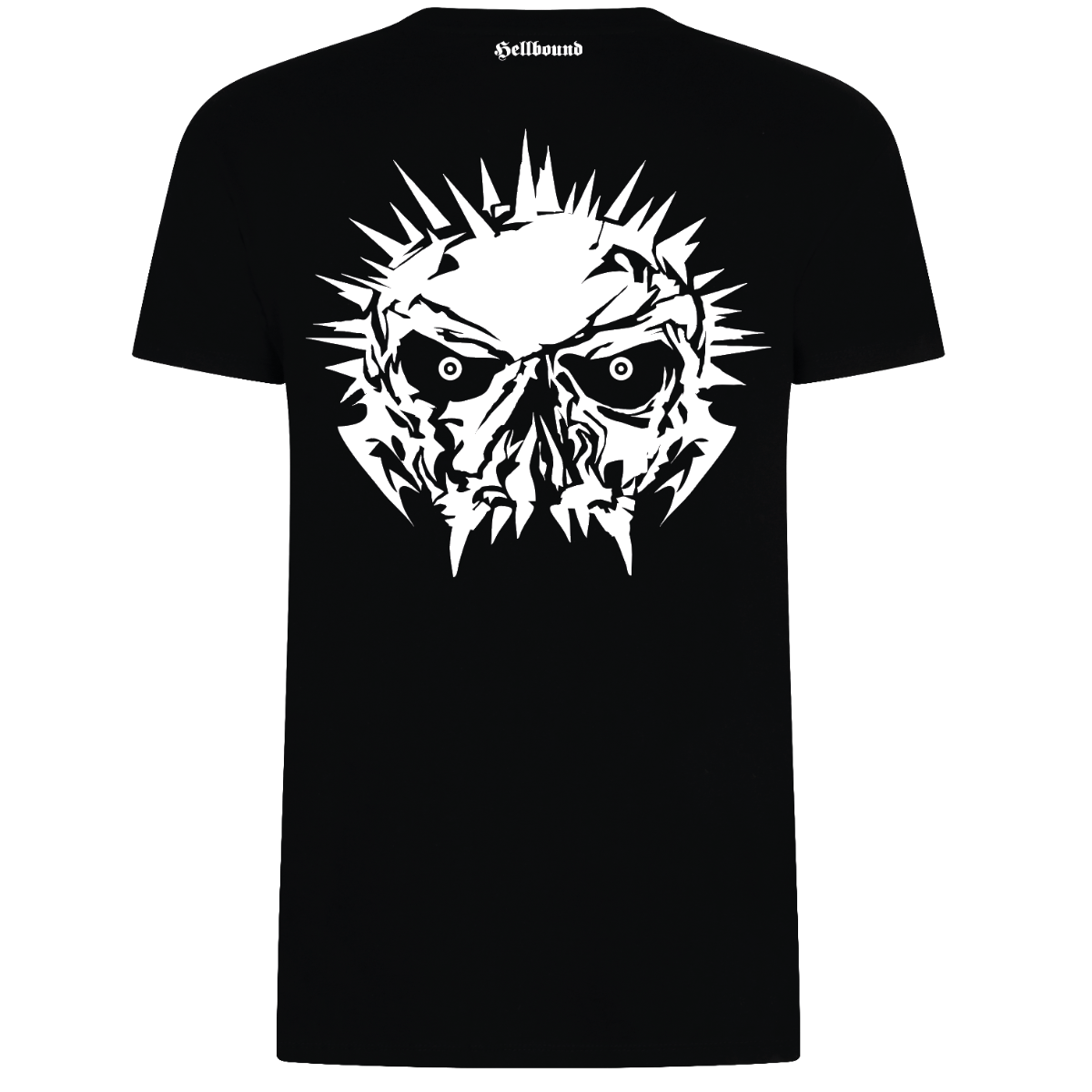 Hellbound T-shirt White skull | Black