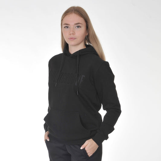 Multigroove hoodie zwarte borduring | zwart