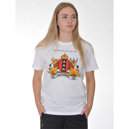 Multigroove t-shirt Old Amsterdam | wit