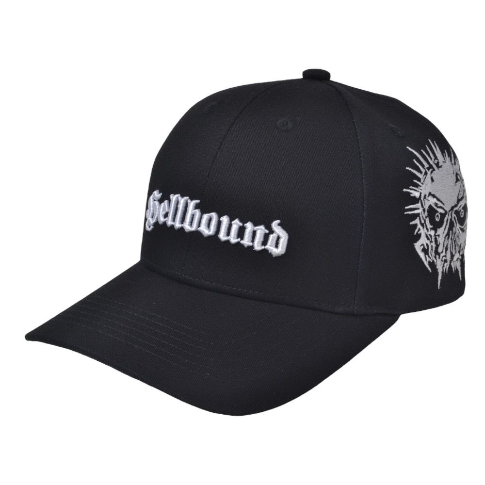 Hellbound cap deluxe embroidered logos black