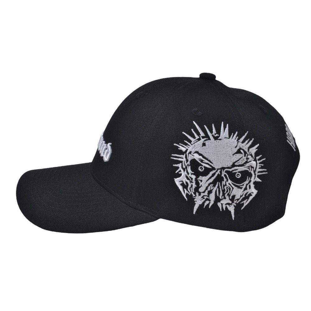 Hellbound cap deluxe embroidered logos black
