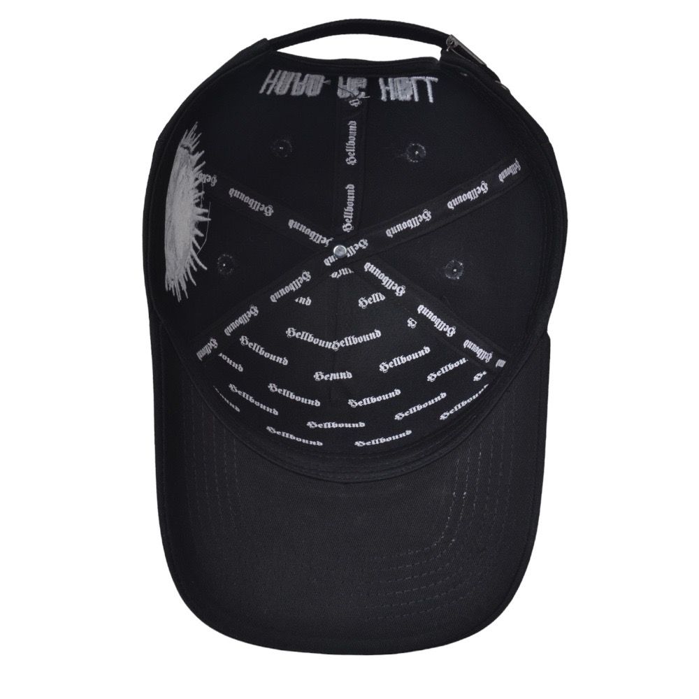 Hellbound cap deluxe embroidered logos black