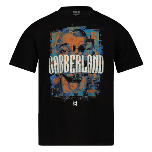 Gabberland line-up t-shirt 2025 | zwart