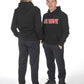 Multigroove hoodie zwarte borduring | zwart