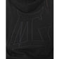 Multigroove hoodie zwarte borduring | zwart