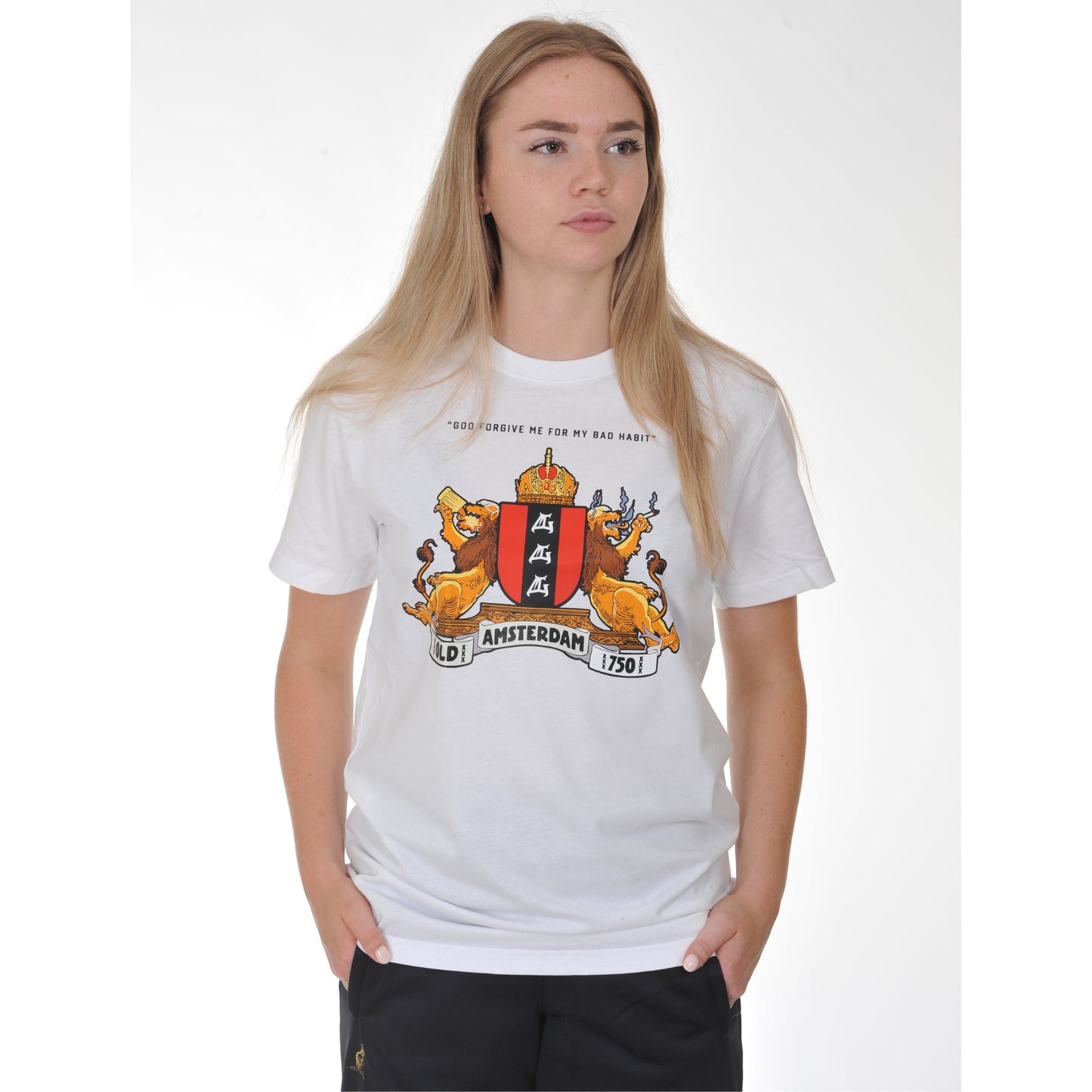 Multigroove t-shirt Old Amsterdam | wit