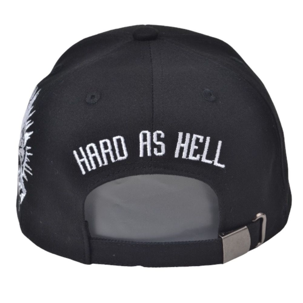 Hellbound cap deluxe embroidered logos black